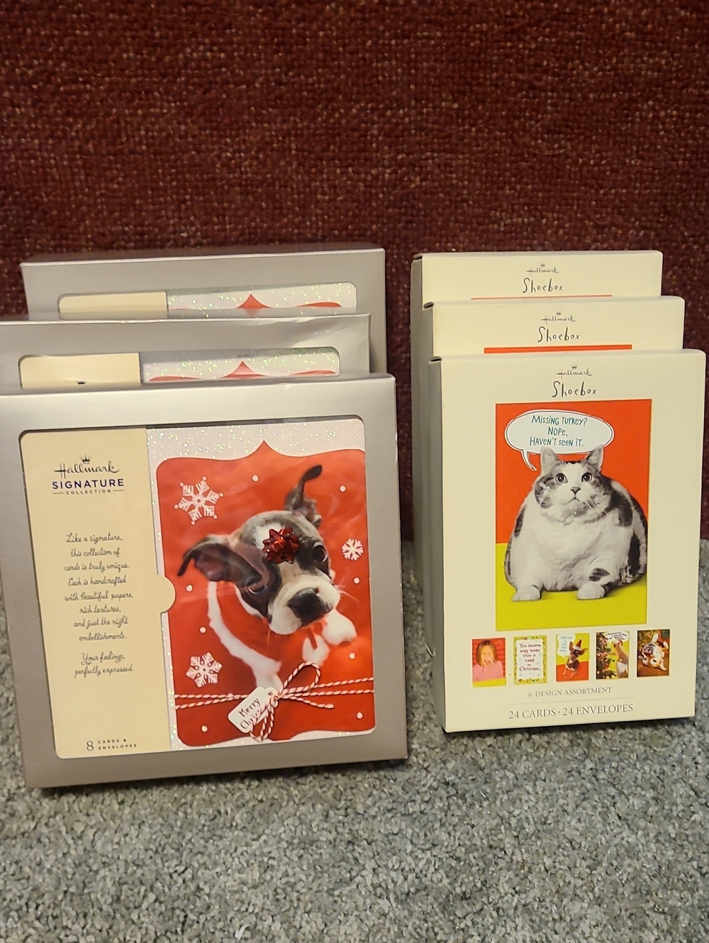 Assortment of Christmas Cards 6 Boxes